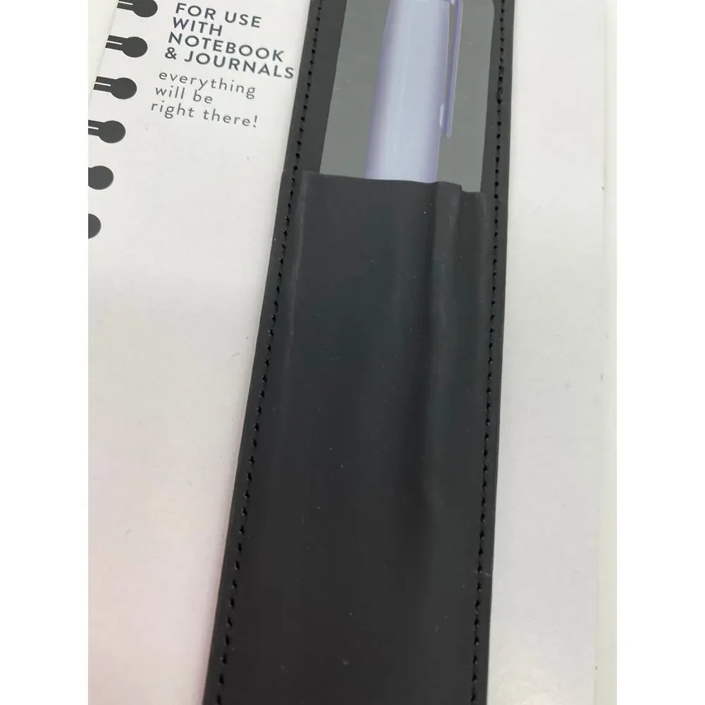 Notebook Accessory Pen Holder for use with Notebooks & Journals NEW Black